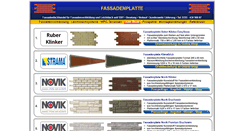 Desktop Screenshot of fassadenplatte.com